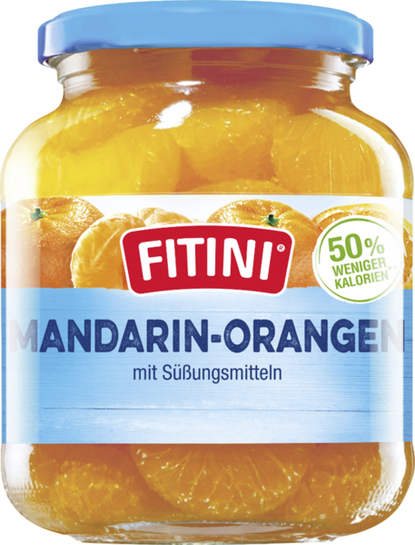 Fitini Mandarin-Orangen mit Süßungsmitteln 370ml