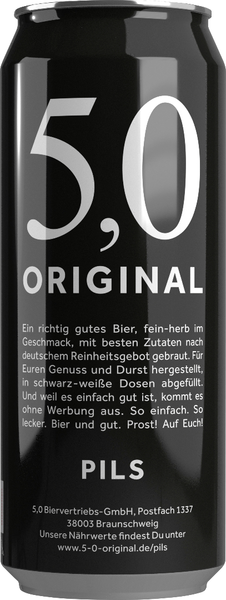 5,0 Original Pils 0,5l