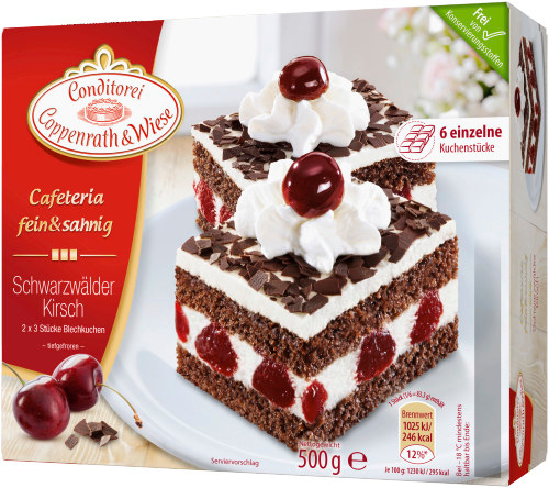 Conditorei Coppenrath & Wiese Cafeteria fein & sahnig Schwarzwälder-Kirsch 500g