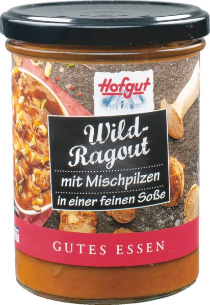 Hofgut Wild-Ragout mit Mischpilzen 400g