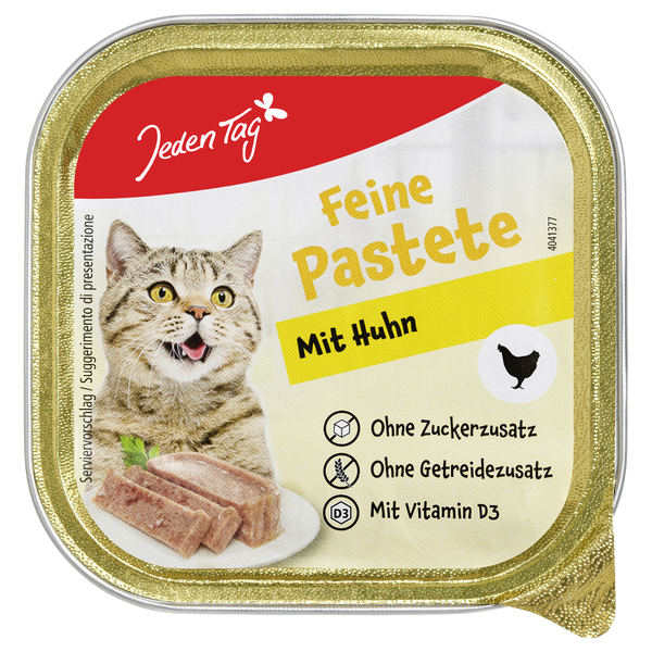 Jeden Tag Katze Pastete mit Huhn 100g