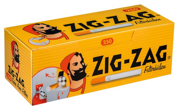 Zig-Zag Zigaretten-Hülsen 250 Stück