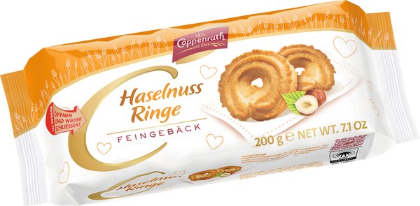 Coppenrath Haselnuss-Ringe 200g