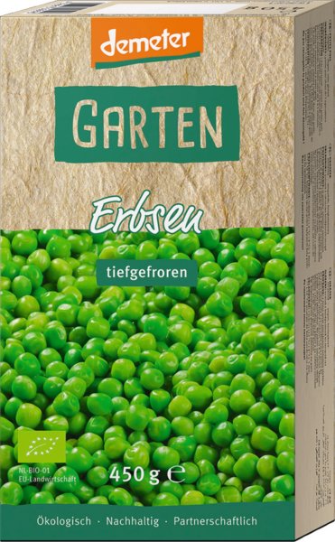 Demeter Garten Erbsen 450g
