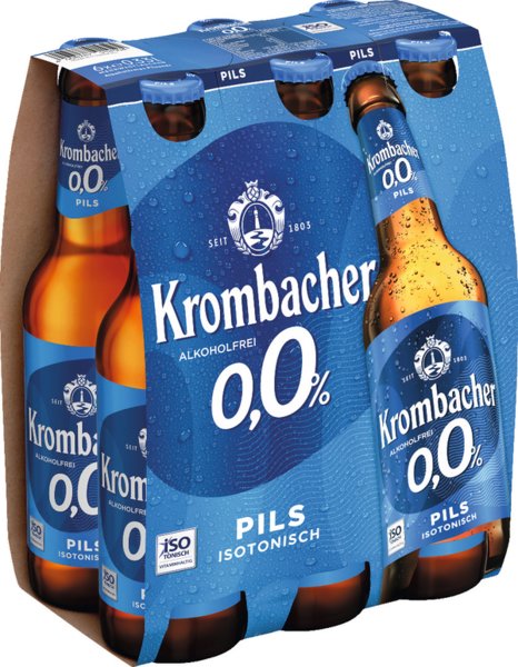 Krombacher Pils Alkoholfrei 0,0% 6/0,33l
