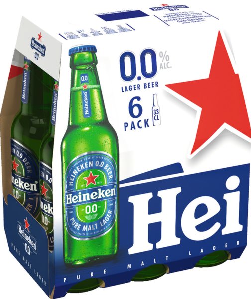 Heineken Beer 0,0% 6/0,33l