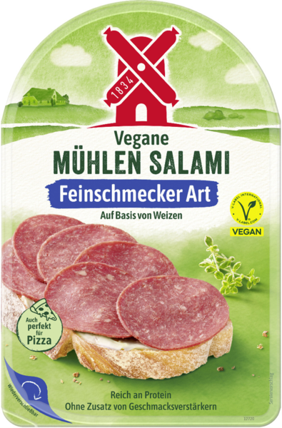 Rügenwalder Vegane Mühlen Salami Feinschmecker Art 80g