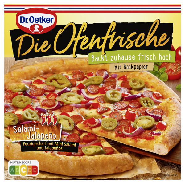 Dr.Oetker Die Ofenfrische Salami-Jalapeno 415g