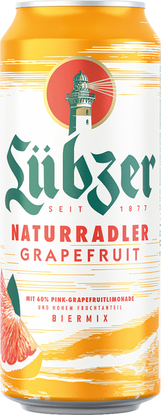 Lübzer Naturradler Grapefruit 0,5l