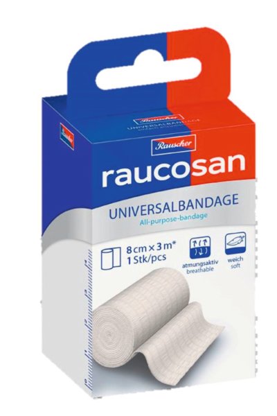Raucosan Universal-Bandage 8cm x 5m 1 Stück