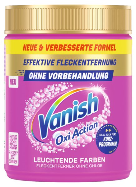 Vanish Oxi Action Wäsche Booster Pulver 550g