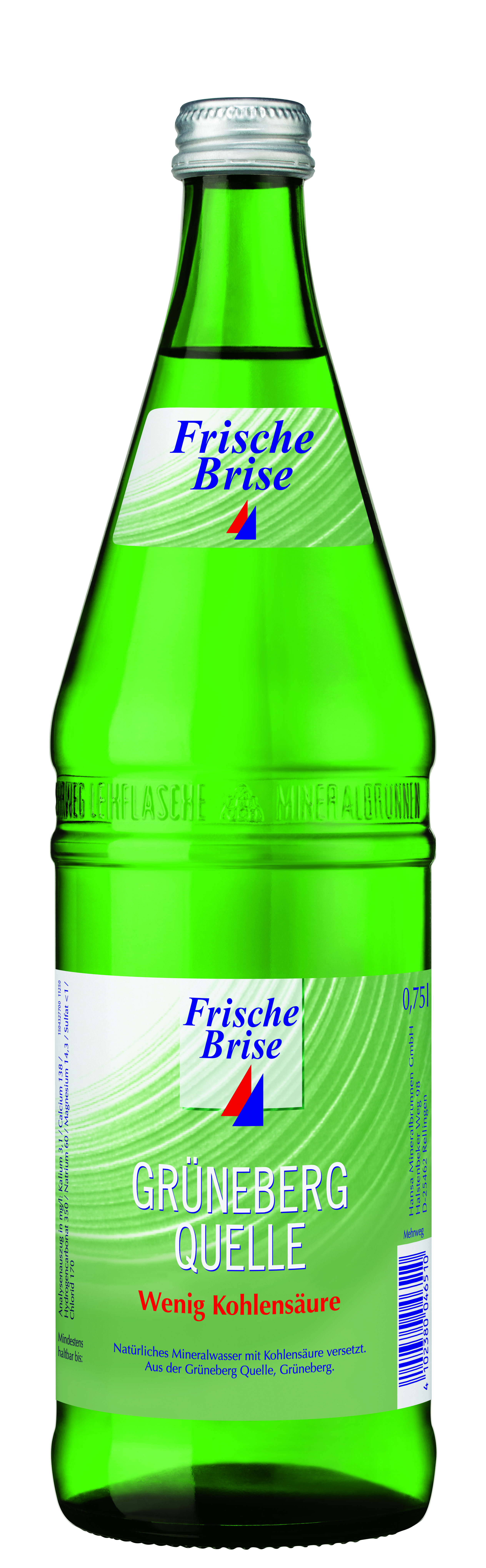 Frische Brise wenig Kohlensäure 0,75l