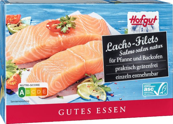 Hofgut Lachs-Filets natur 250g