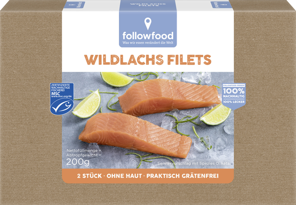 followfood Wildlachs Filets 200g