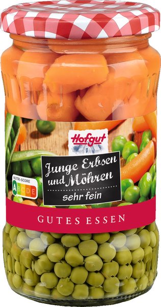Hofgut Junge Erbsen und Möhren 370ml