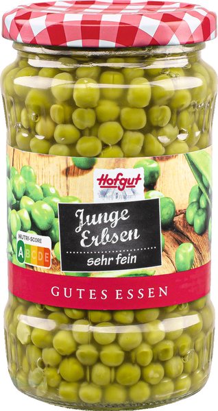 Hofgut Junge Erbsen sehr fein 370ml