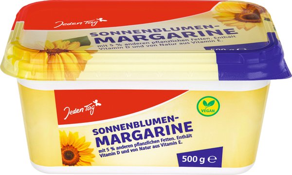 Jeden Tag Sonnenblumen-Margarine 500g