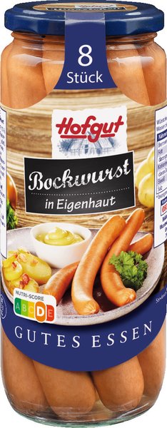 Hofgut Bockwurst 8 Stück 360g