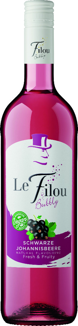 Le Filou Bubbly Schwarze Johannisbeere 0,75l