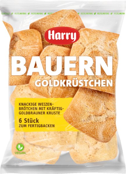 Harry Bauern Goldkrüstchen 6 Stück 480g