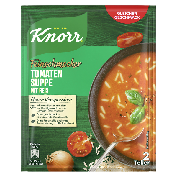 Knorr Feinschmecker Tomatensuppe mit Reis 500ml