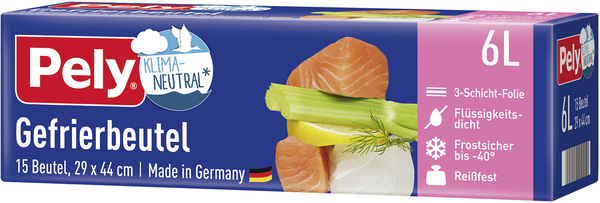 Pely Gefrierbeutel 6l 15 Stück