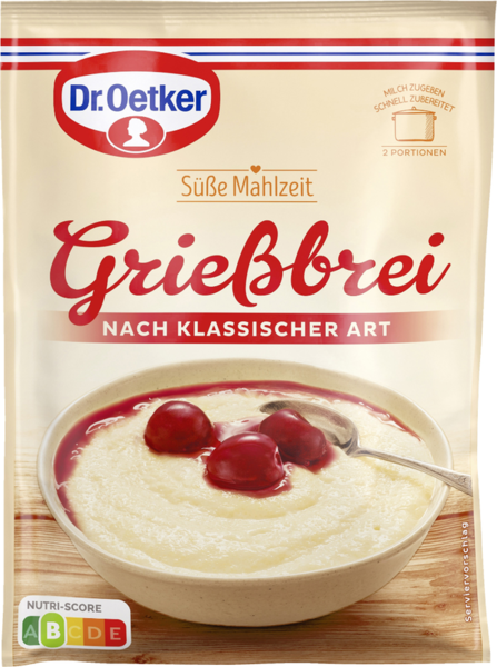 Dr.Oetker Süße Mahlzeit Grießbrei nach klassischer Art 92g