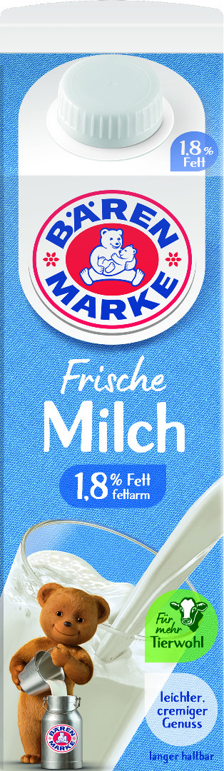Bärenmarke Frische Milch 1,8% Fett 1l