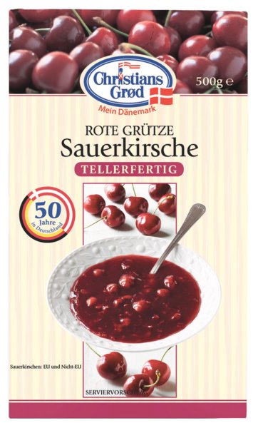 Christians Grod Rote Grütze Sauerkirsche 500g