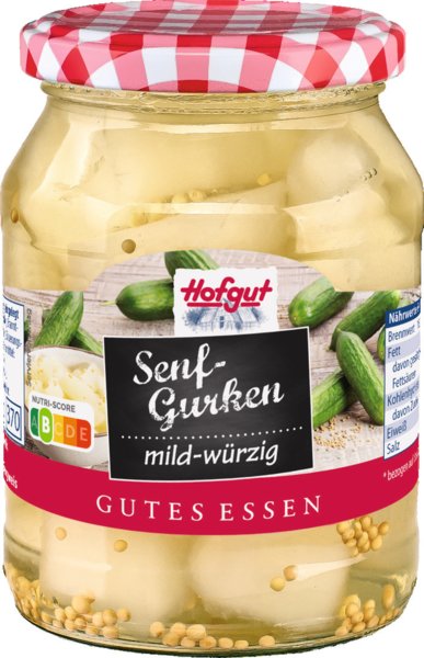 Hofgut Senfgurken 370ml
