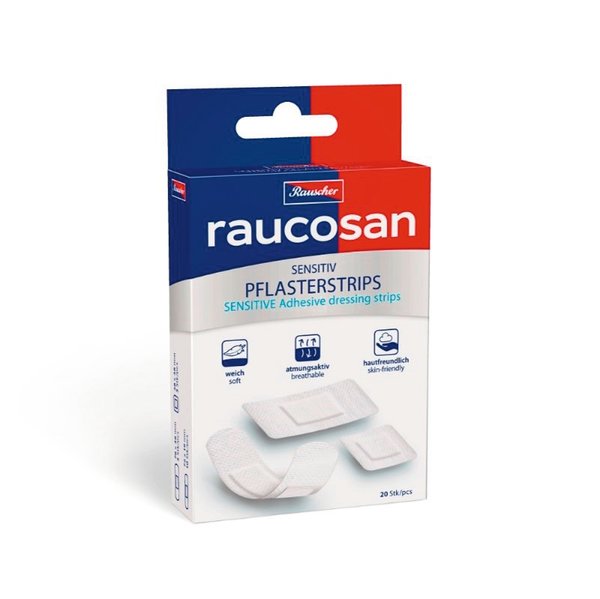 Raucosan Sensitive Pflasterstrips 20 Stück