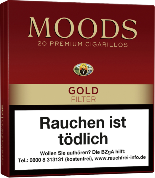 Dannemann Moods Golden Taste Filter 20 Stück