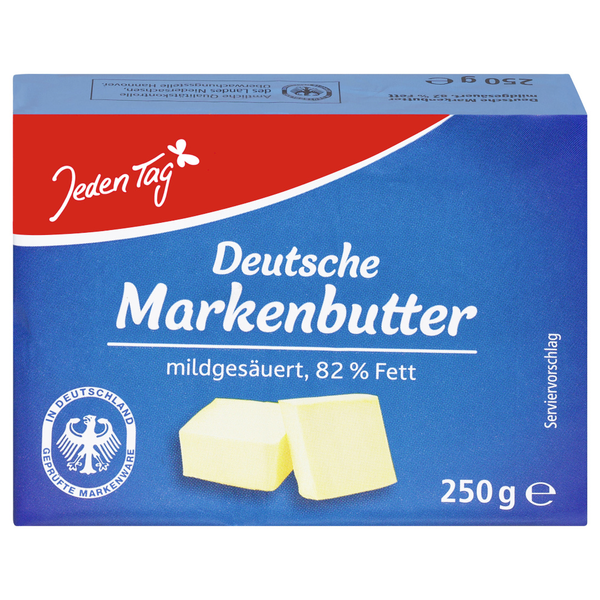 Jeden Tag Deutsche Markenbutter mildgesäuert 250g