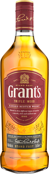 Grants Triple Wood Blended Scotch Whisky 40% vol. 0,7l 