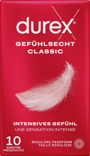 Durex Gefühlsecht Classic Kondome 10 Stück