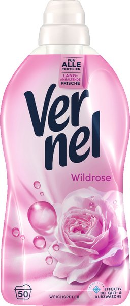 Vernel Weichspüler Wildrose  50 Waschladungen 1,1l