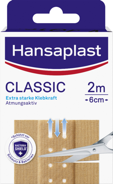 Hansaplast Classic 2mx6cm 20 Strips