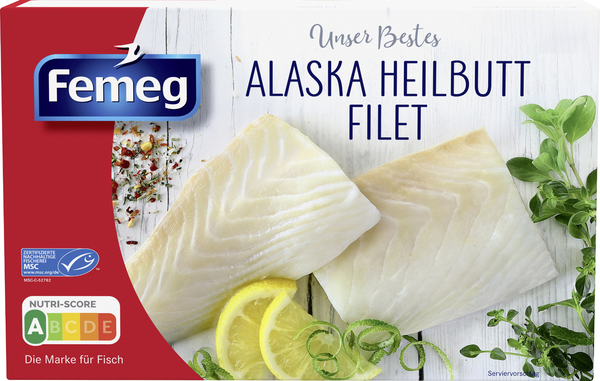 Femeg Alaska Heilbuttt Filet 250g