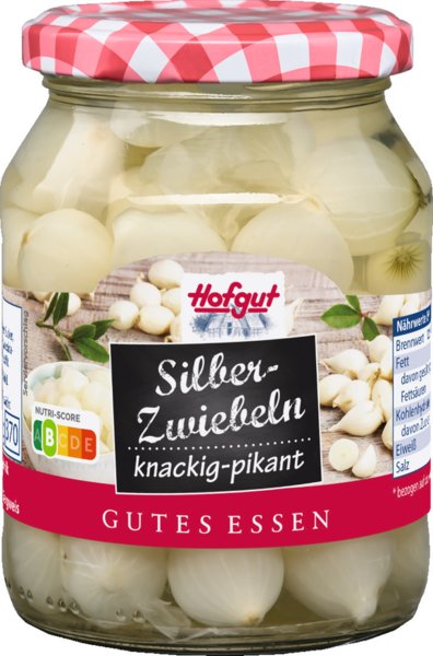 Hofgut Silberzwiebeln 370ml