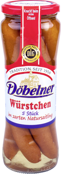 Döbelner Würstchen im Natursaitling 5 Stück 250g