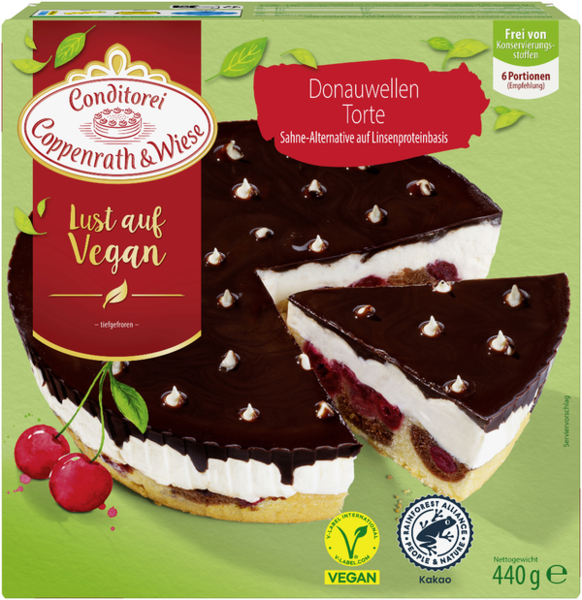 Conditorei Coppenrath & Wiese Lust auf Vegan Donauwellen-Torte 440g
