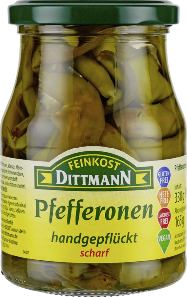Dittmann Pfefferonen scharf 330g