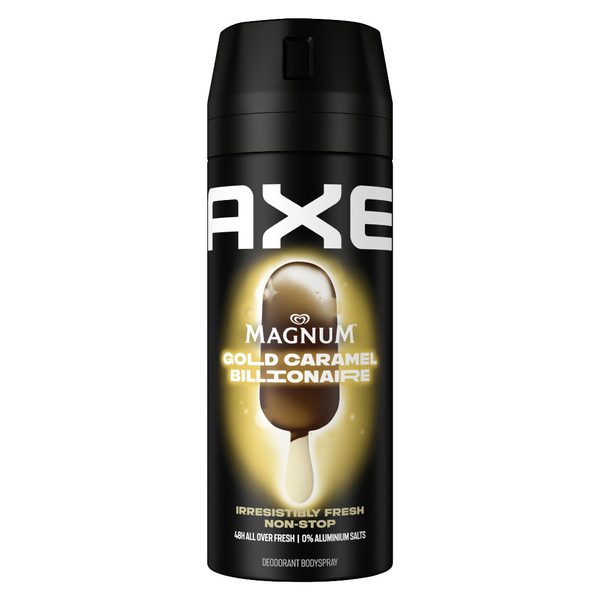 Axe Bodyspray Magnum Gold Caramel Billionaire 150ml