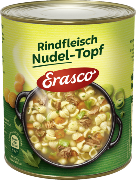Erasco Rindfleisch-Nudeltopf 800g