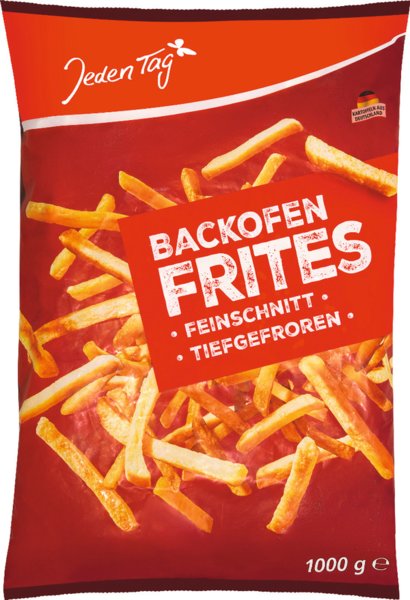 Jeden Tag Backofen Pommes Frites Feinschnitt 1000g