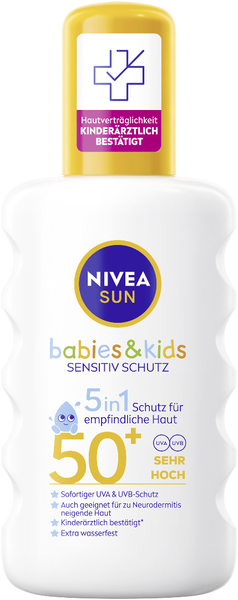 Nivea Sun babies & kids Sensitiv Schutz 5in1 50+ 200ml