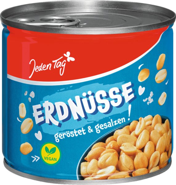 Jeden Tag Erdnüsse geröstet & gesalzen 200g