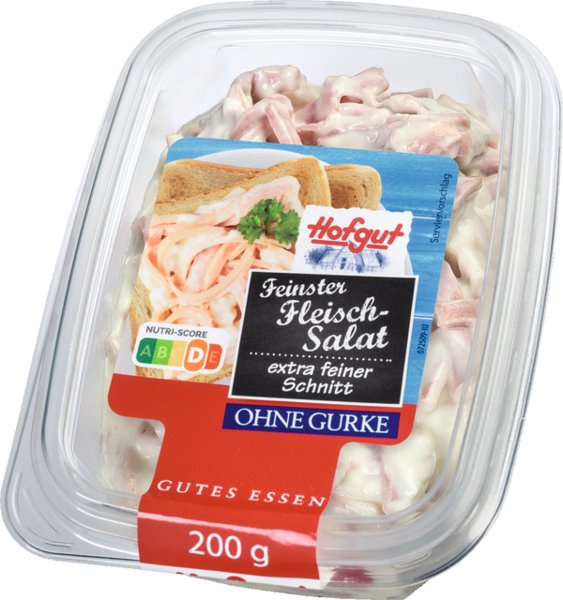 Hofgut Feinster Fleischsalat ohne Gurke 200g