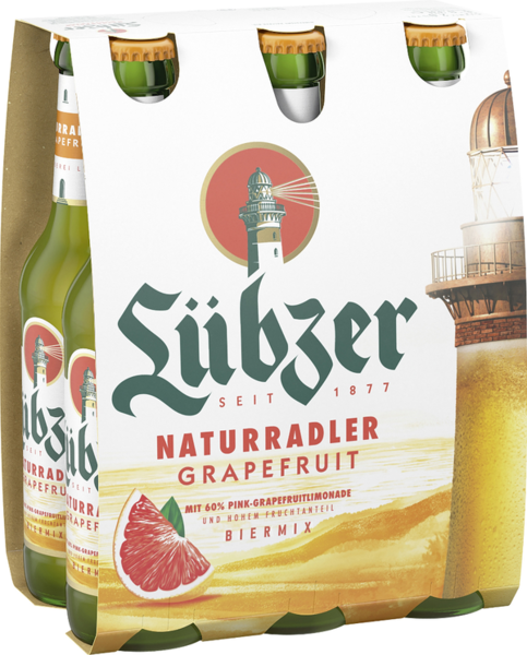 Lübzer Naturradler Grapefruit 6/0,33l