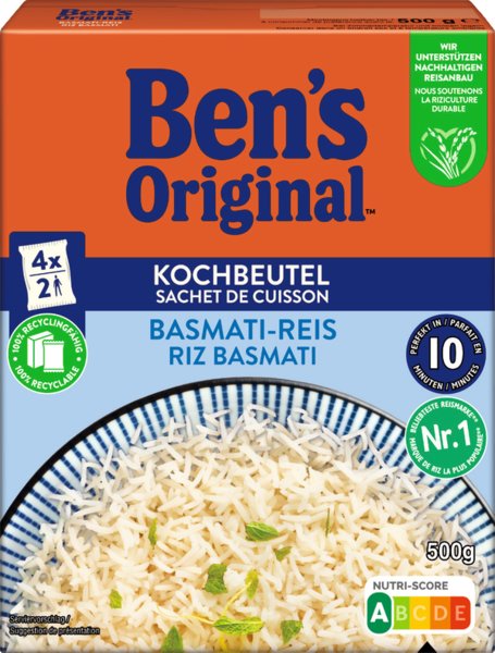 Ben's Original Kochbeutel Basmati-Reis 500g